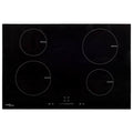 Vidaxl inductiekookplaat 4 zones aanraakbediening 7000 w 77 cm glas
