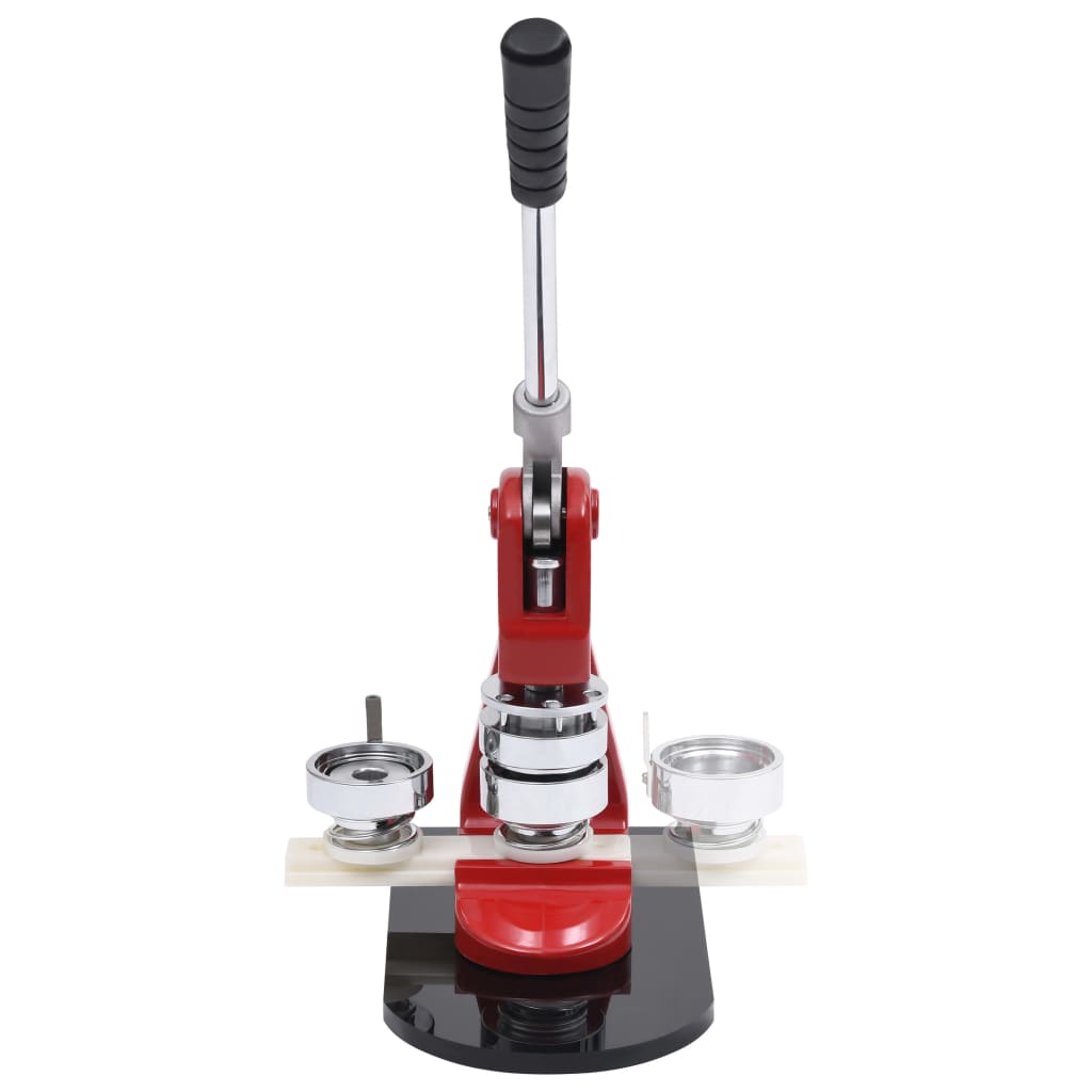Vidaxl buttonmachine met 500 st buttononderdelen 58 mm