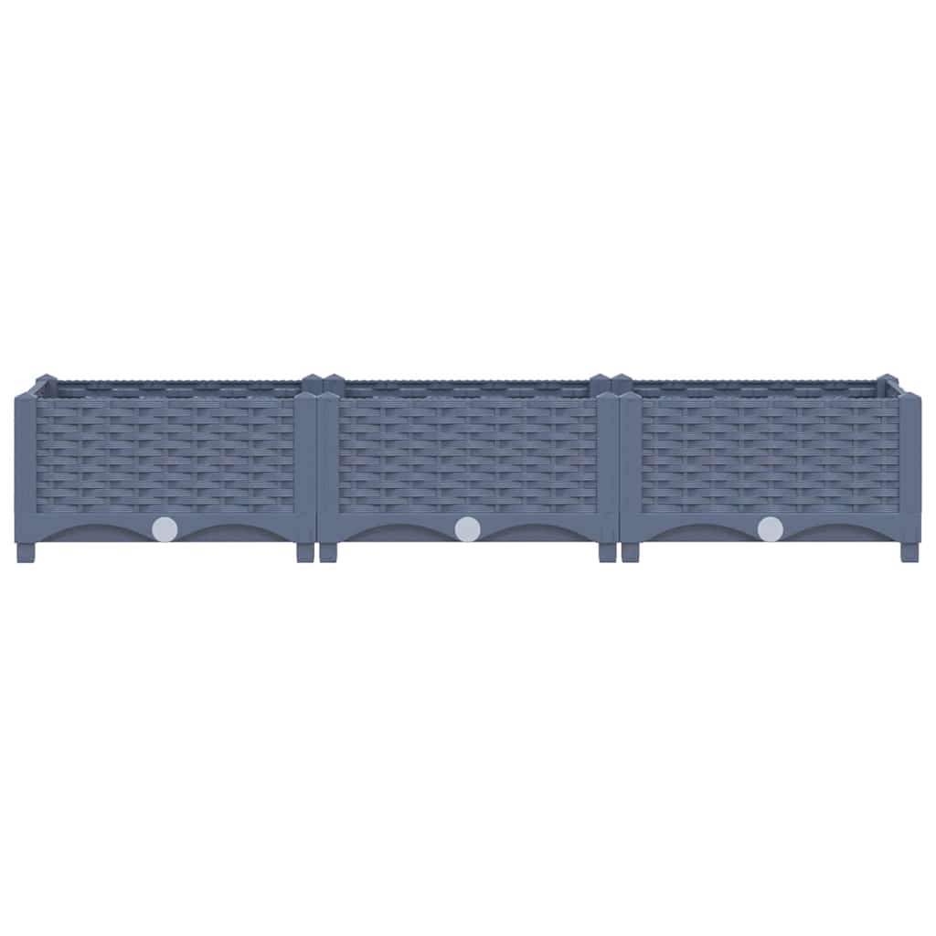 VIDAXL -Flanzer Höhe 120 x 40 x 23 cm Polypropylen
