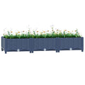 VIDAXL -Flanzer Höhe 120 x 40 x 23 cm Polypropylen