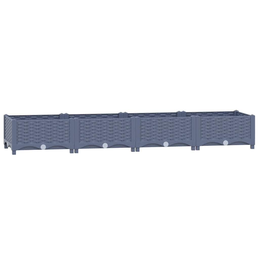 VIDAXL -Flanzer Höhe 160 x 40 x 23 cm Polypropylen