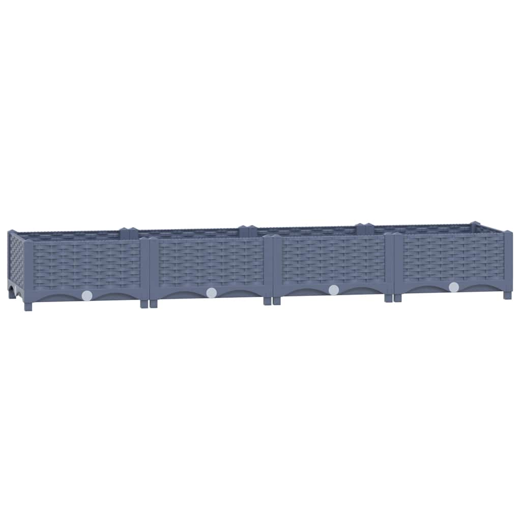 VIDAXL -Flanzer Höhe 160 x 40 x 23 cm Polypropylen