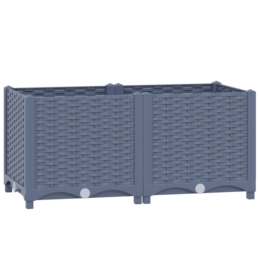 VIDAXL -Pflanzereinsatz 80x40x38 cm Polypropylen