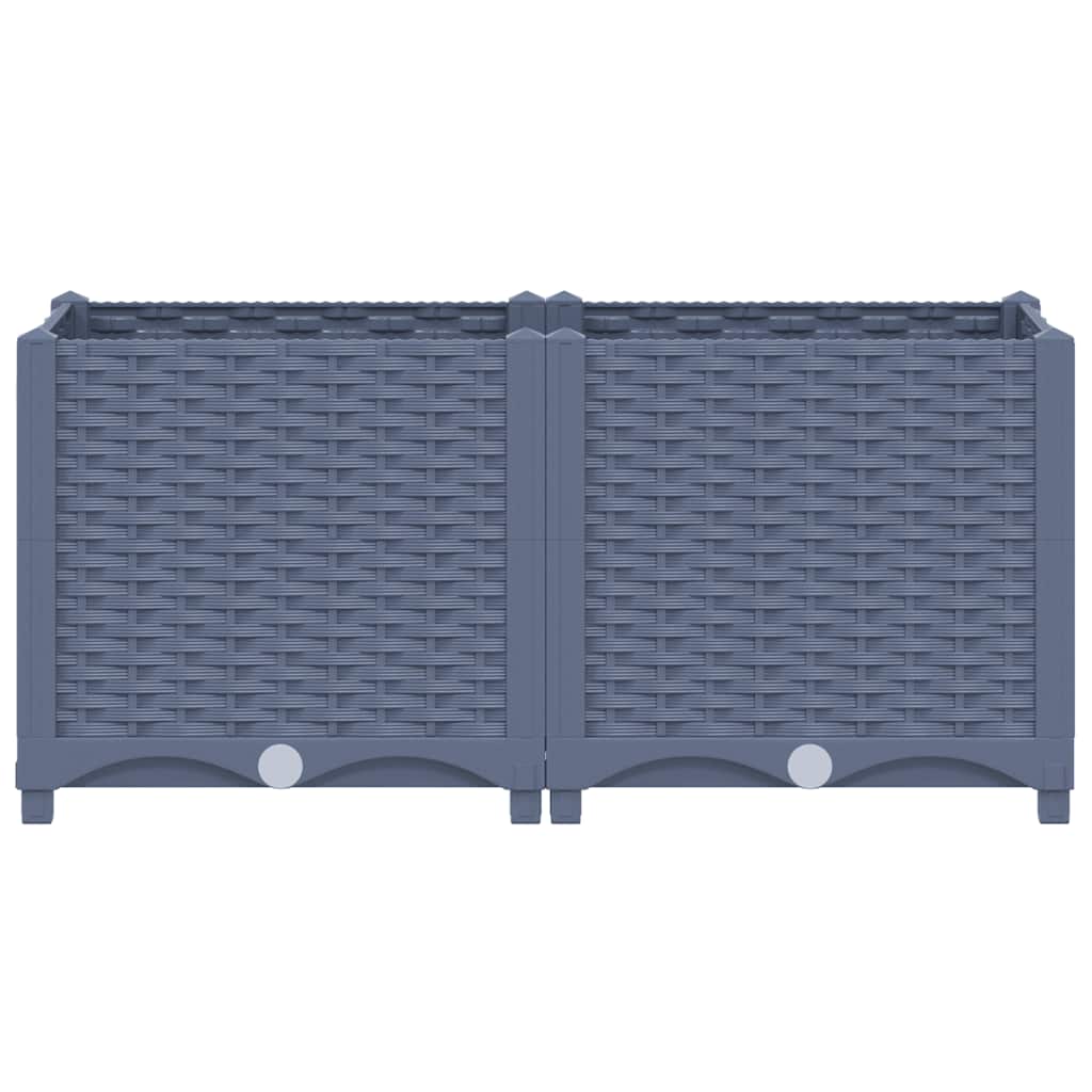 VIDAXL -Pflanzereinsatz 80x40x38 cm Polypropylen