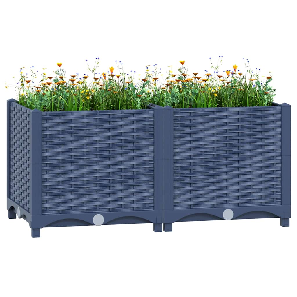 VIDAXL -Pflanzereinsatz 80x40x38 cm Polypropylen