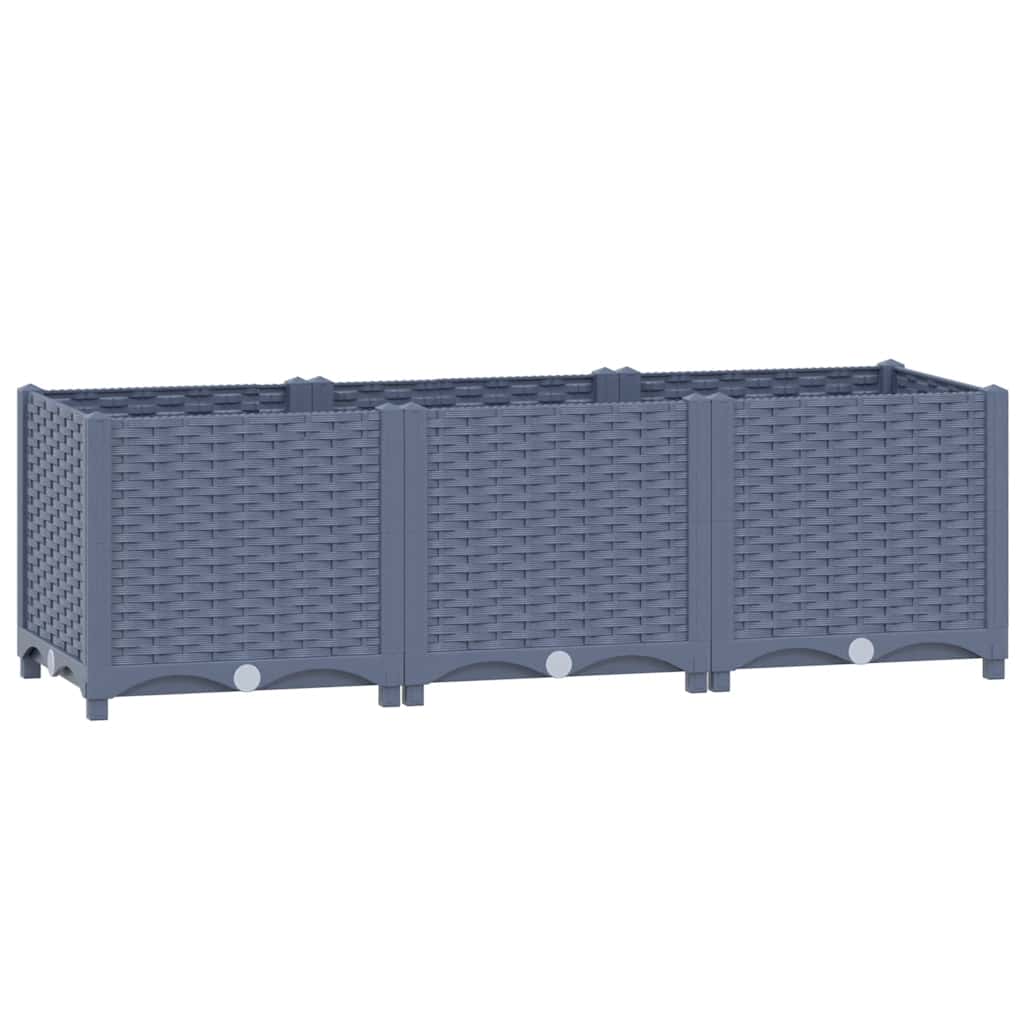 VIDAXL -Flanzer Höhe 120 x 40 x 38 cm Polypropylen