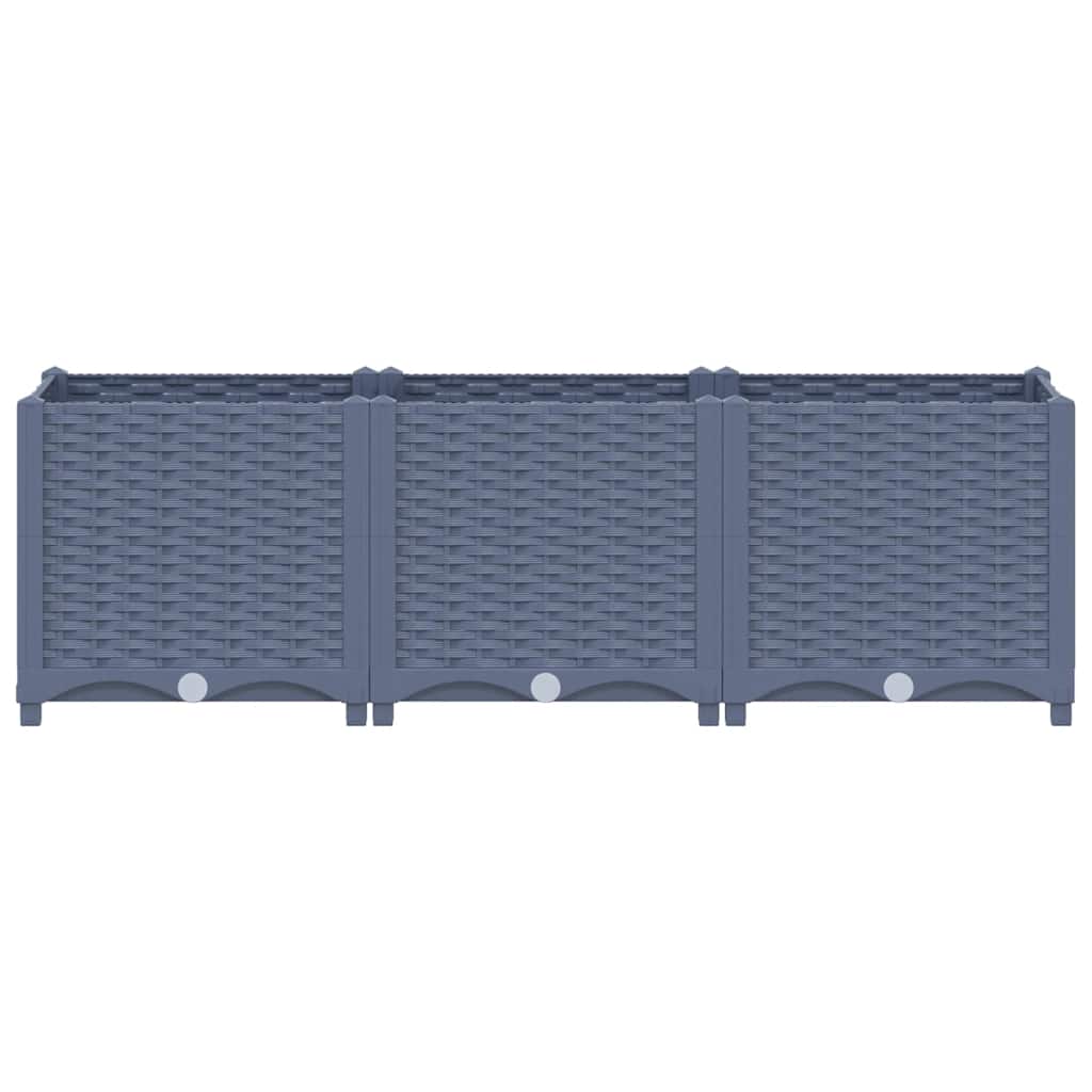 VIDAXL -Flanzer Höhe 120 x 40 x 38 cm Polypropylen