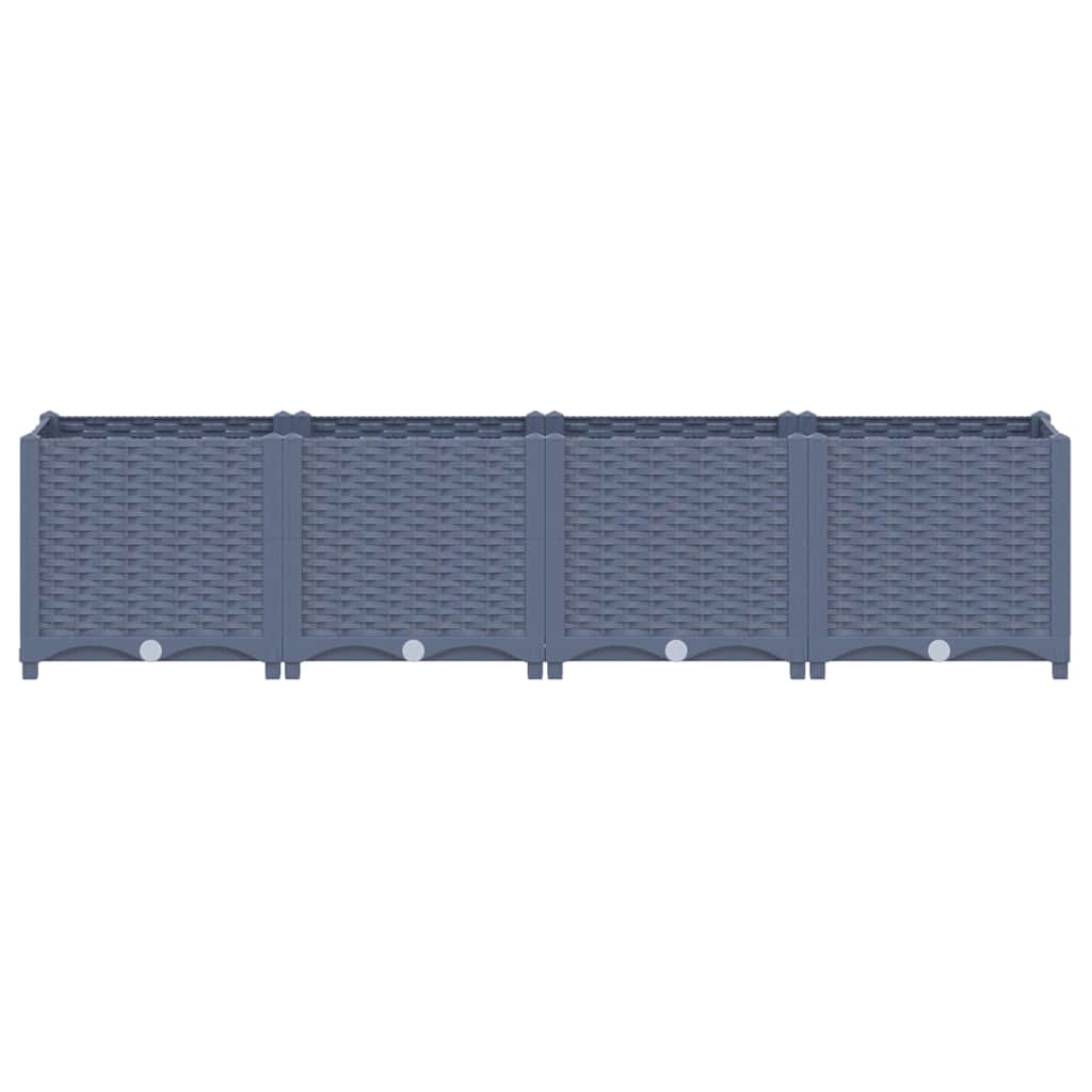 VIDAXL -Flanzer Höhe 160 x 40 x 38 cm Polypropylen
