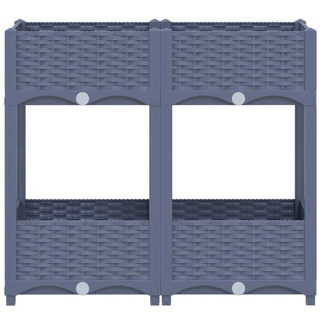 Vidaxl Hochbeet 80x40x71 cm Polypropylen