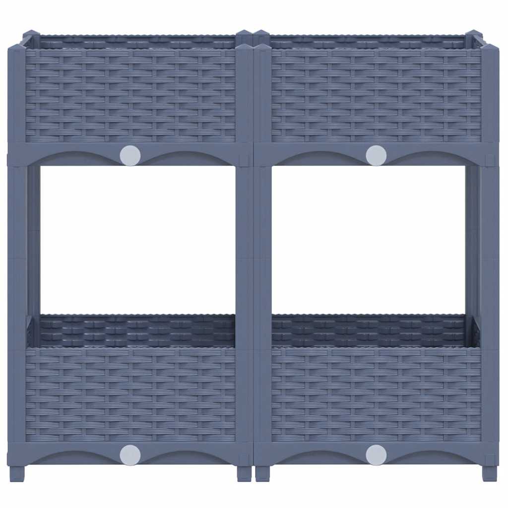 Vidaxl Hochbeet 80x40x71 cm Polypropylen