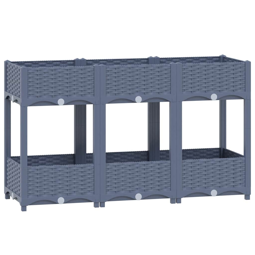 VIDAXL -Flanzer Höhe 120 x 40 x 71 cm Polypropylen