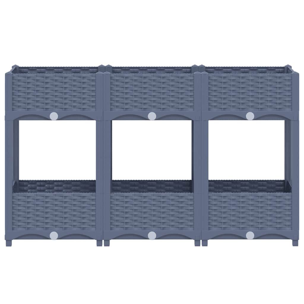 VIDAXL -Flanzer Höhe 120 x 40 x 71 cm Polypropylen
