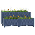 VIDAXL -Flanzer Höhe 80 x 80 x 38 cm Polypropylen