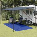 VidaXL Zeltteppich 250x400 cm Blau