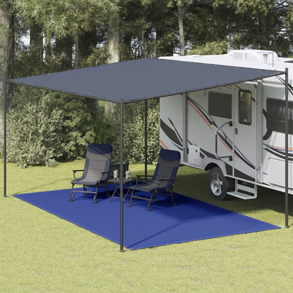 VidaXL Zeltmatte 300x600 cm HDPE Blau