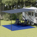 VidaXL Zeltmatte 400x400 cm HDPE Blau