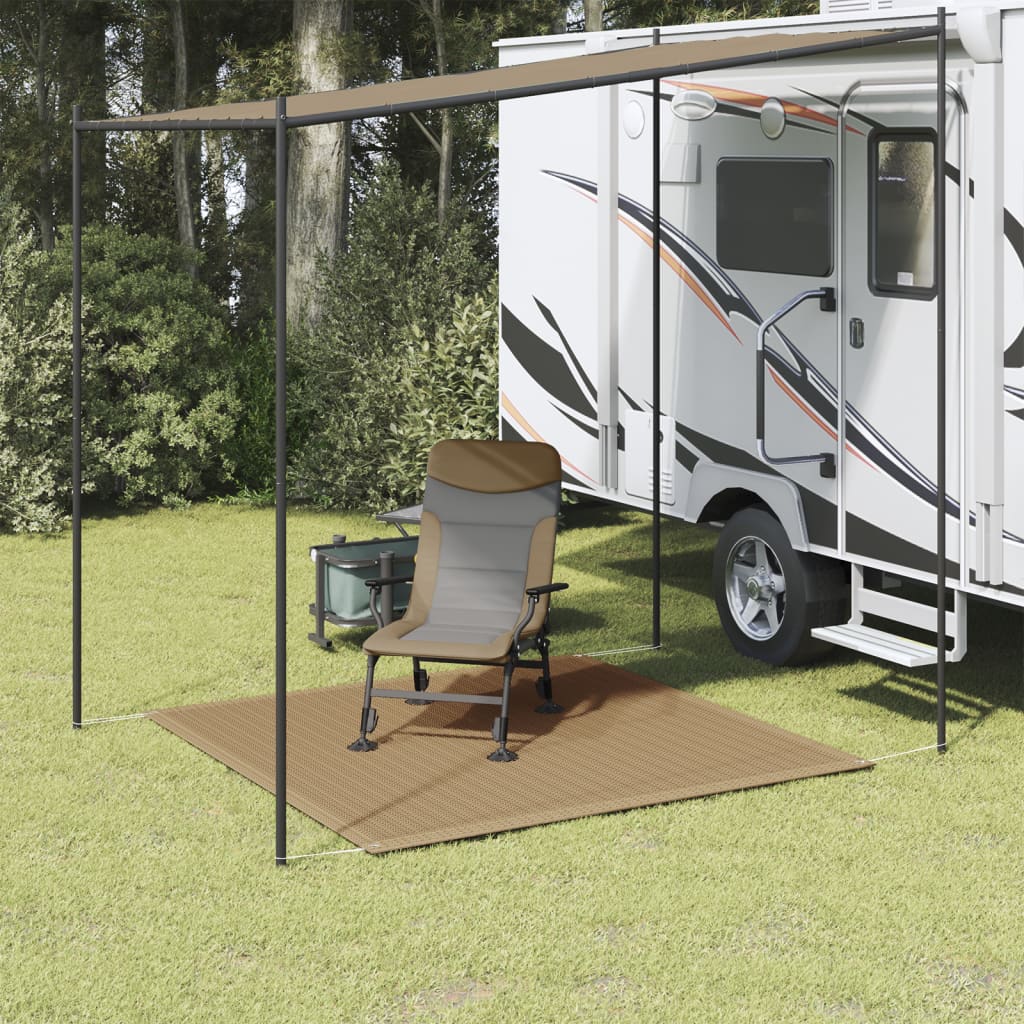 VidaXL Zeltteppich 200x200 cm taupe