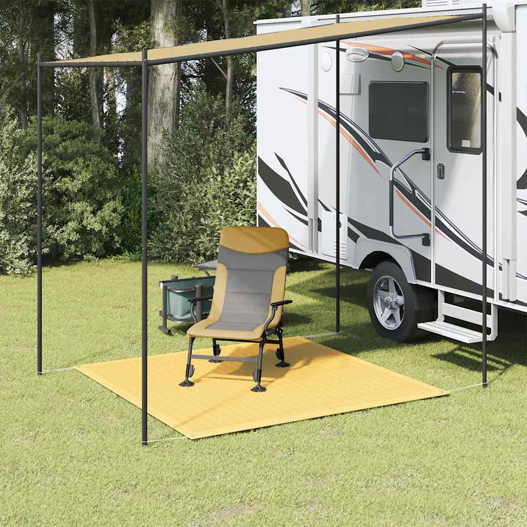 VidaXL Zeltteppich 200x200 cm beige