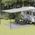 Vidaxl tenttapijt 400x400 cm hdpe antracietkleurig en wit