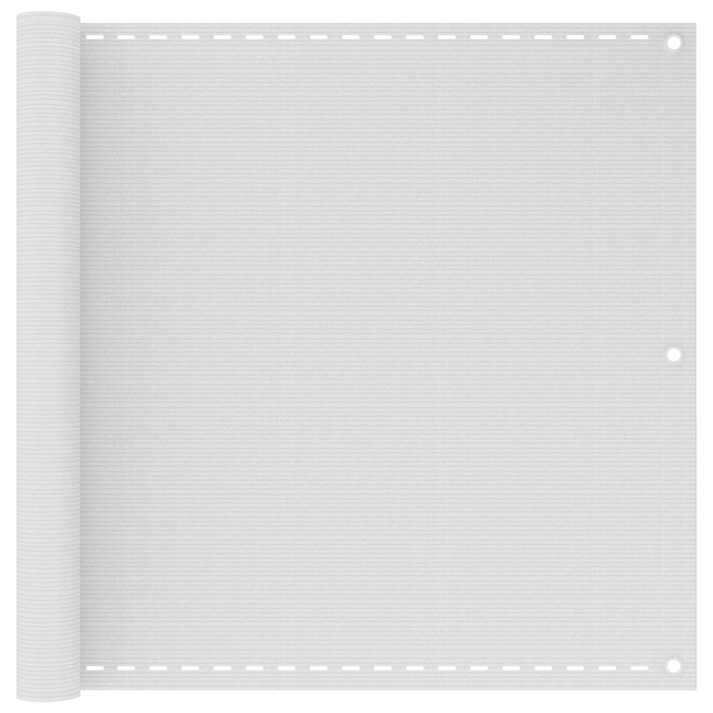 VidaXL Balkon-Sichtschutz 90x300 cm HDPE weiß