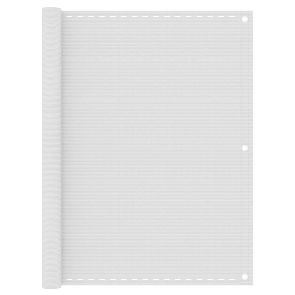 Vidaxl balkonscherm 120x500 cm hdpe wit
