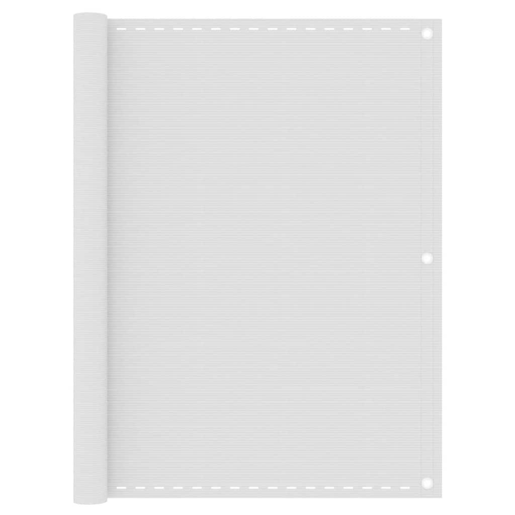 VidaXL Balkon-Sichtschutz 120x500 cm HDPE weiß