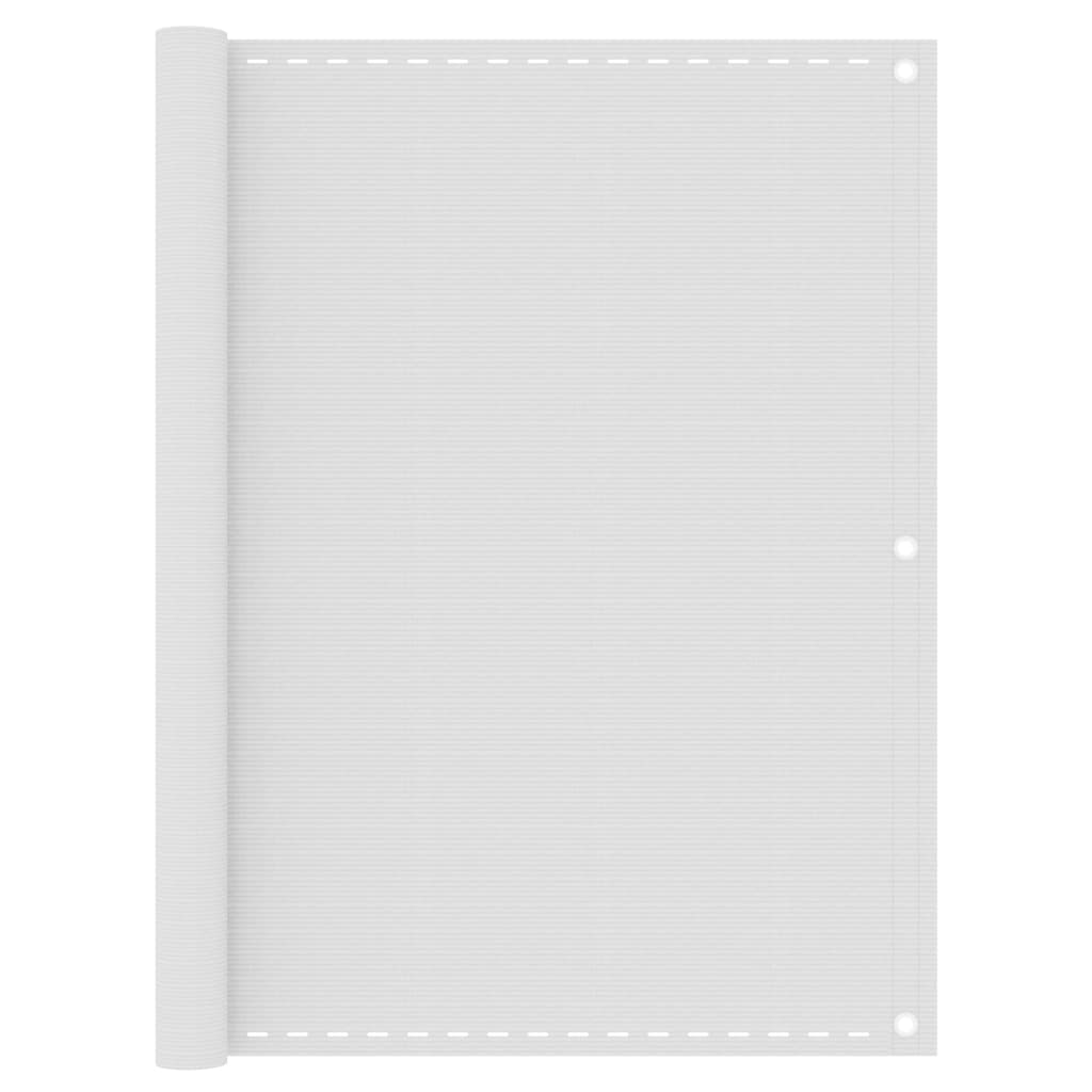 VidaXL Balkon-Sichtschutz 120x600 cm HDPE weiß