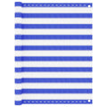 Vidaxl balkonscherm 120x400 cm hdpe blauw en wit