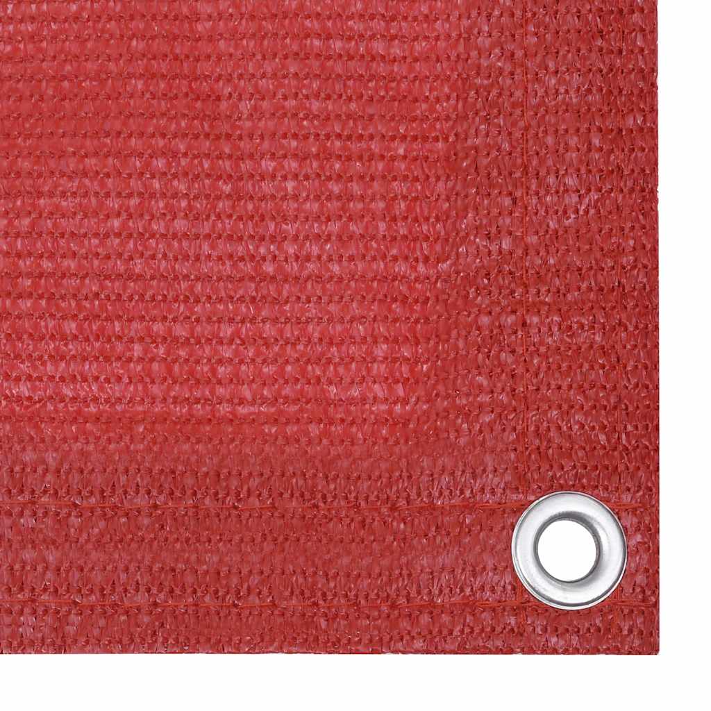 Vidaxl balkonscherm 120x300 cm hdpe rood