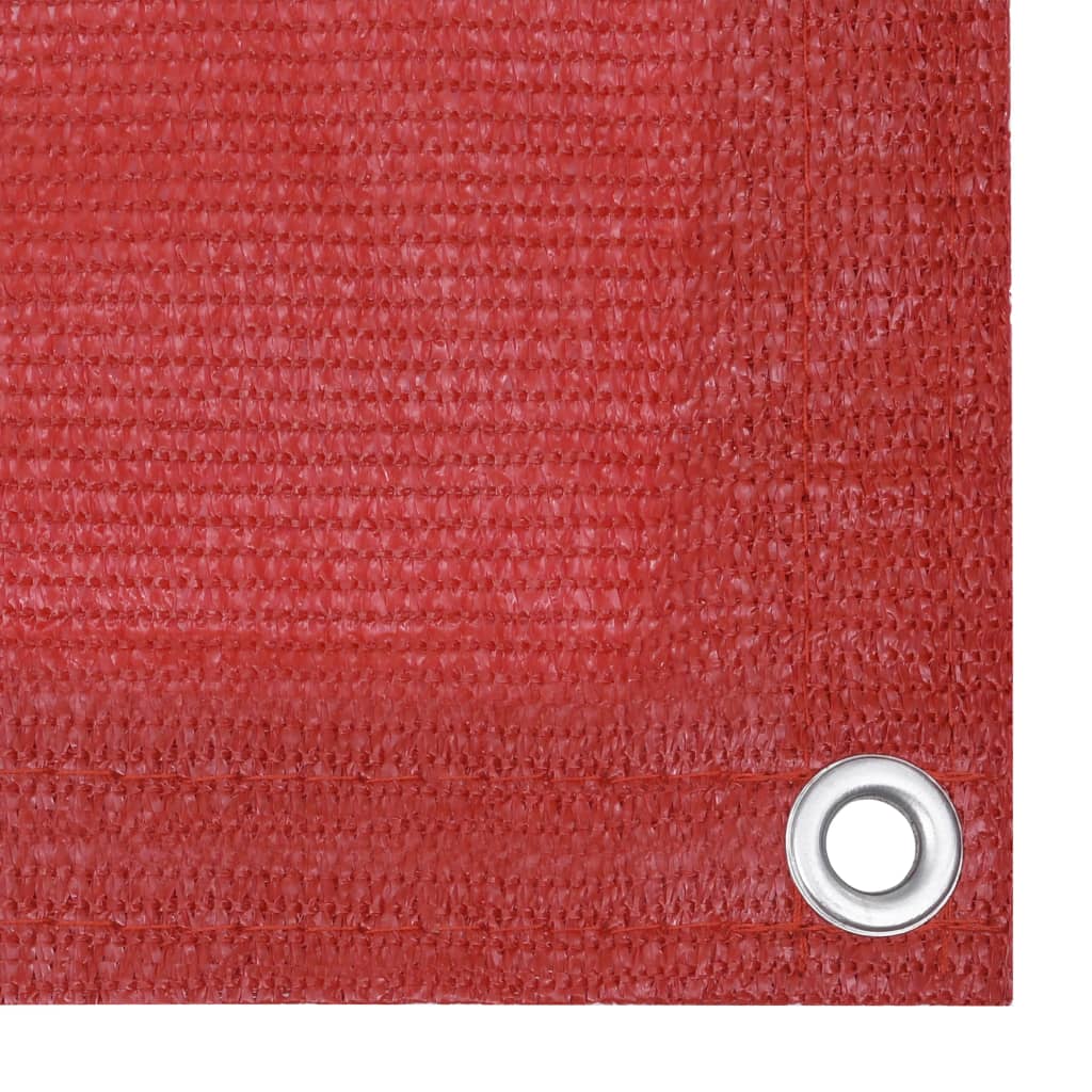 VidaXL Balkon-Sichtschutz 120x400 cm HDPE Rot