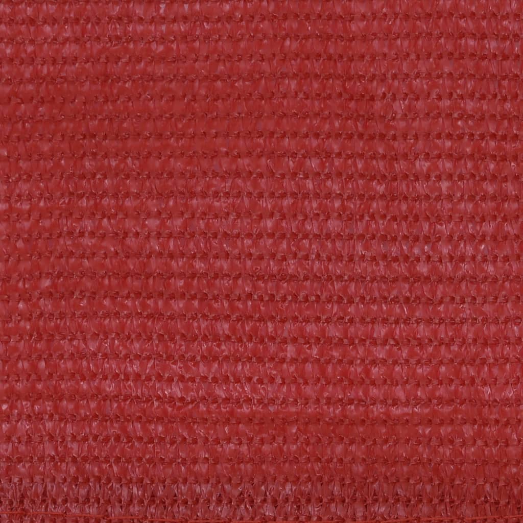 VidaXL Balkon-Sichtschutz 120x600 cm HDPE Rot