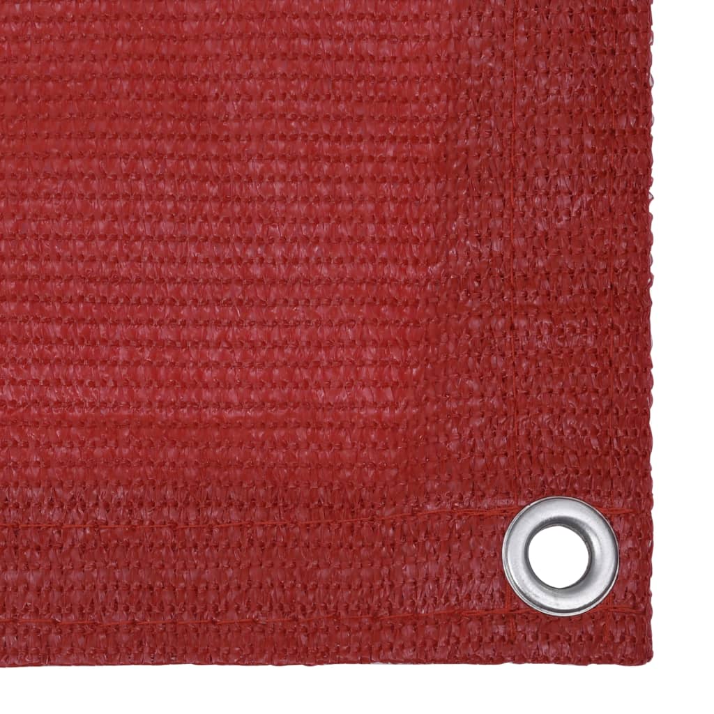 VidaXL Balkon-Sichtschutz 120x600 cm HDPE Rot