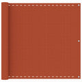 Vidaxl balkonscherm 90x500 cm hdpe oranje