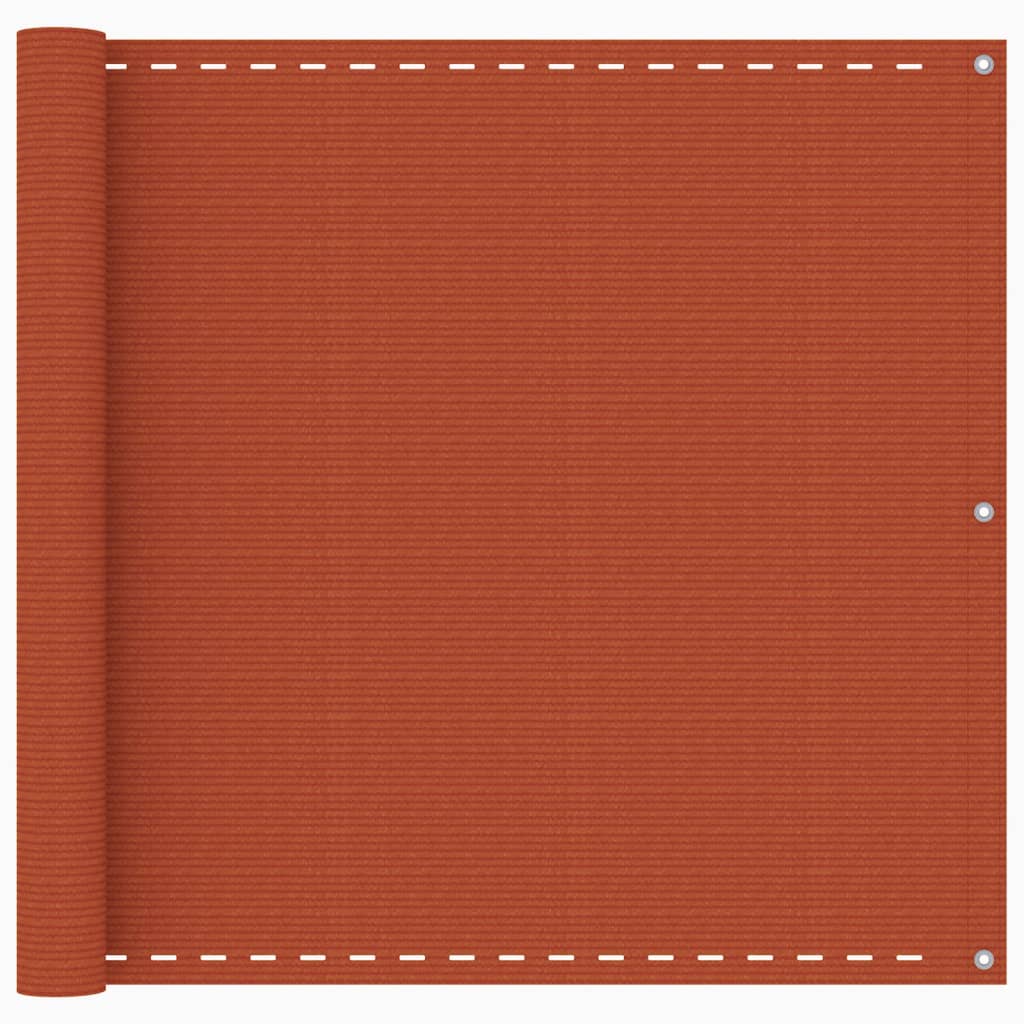 VidaXL Balkon-Sichtschutz 90x600 cm HDPE Orange
