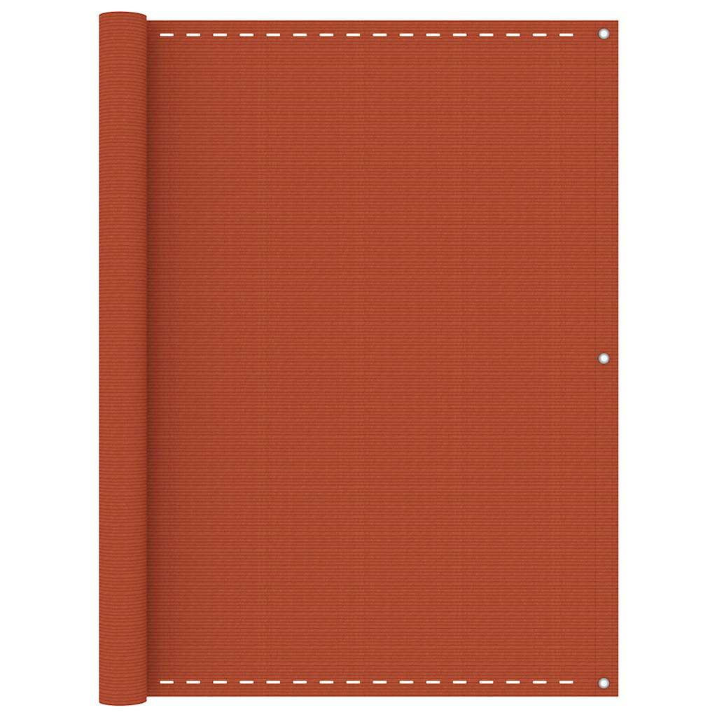 VidaXL Balkon-Sichtschutz 120x500 cm HDPE Orange