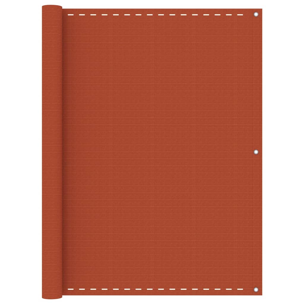 VidaXL Balkon-Sichtschutz 120x600 cm HDPE Orange