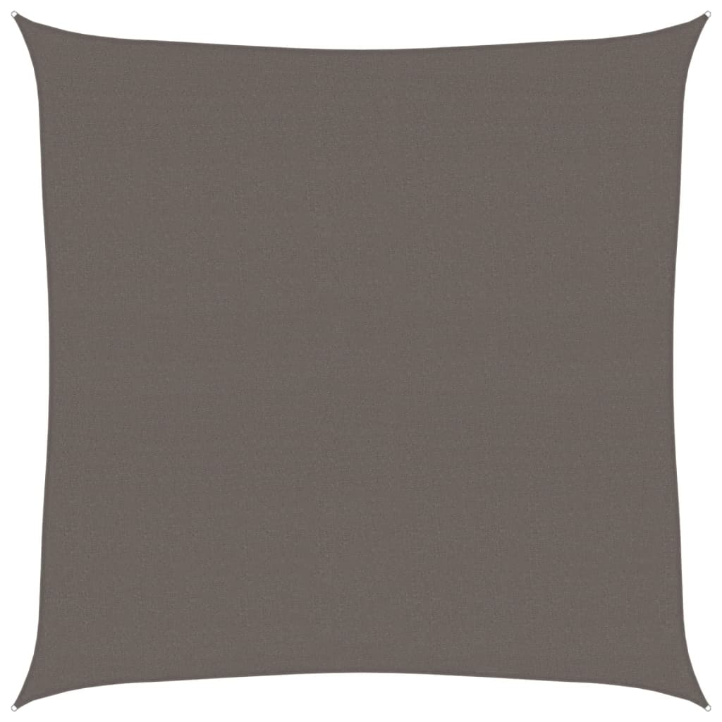 Vidaxl zonnezeil 160 g m² 4,5x4,5 m hdpe antracietkleurig