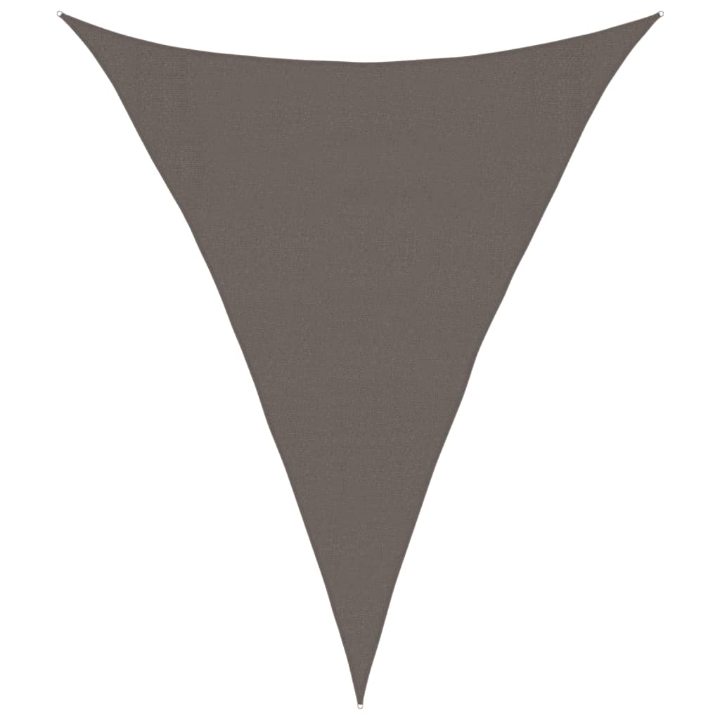 VidaXL Sonnensegel 160 g/m² 3x4x4 m HDPE anthrazit
