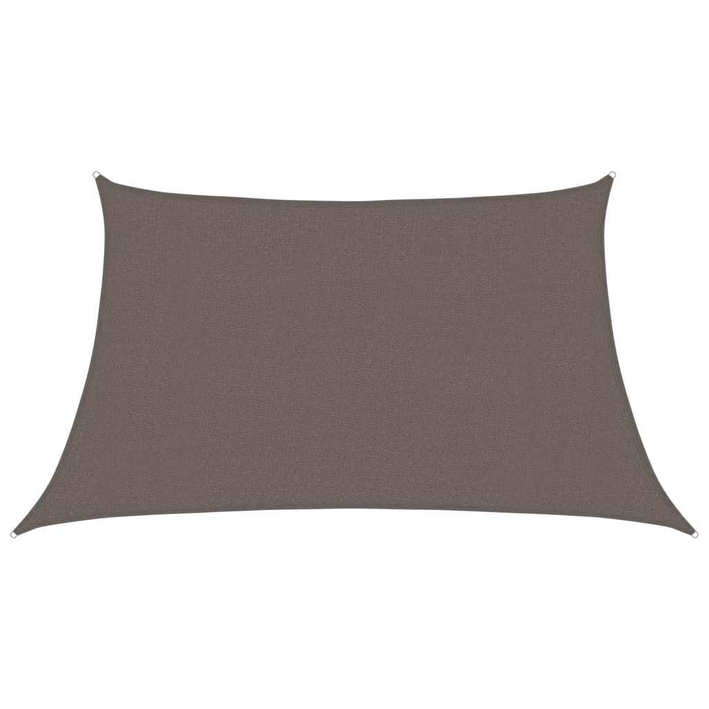 Vidaxl zonnezeil 160 g m² 3 4x2 m hdpe antracietkleurig