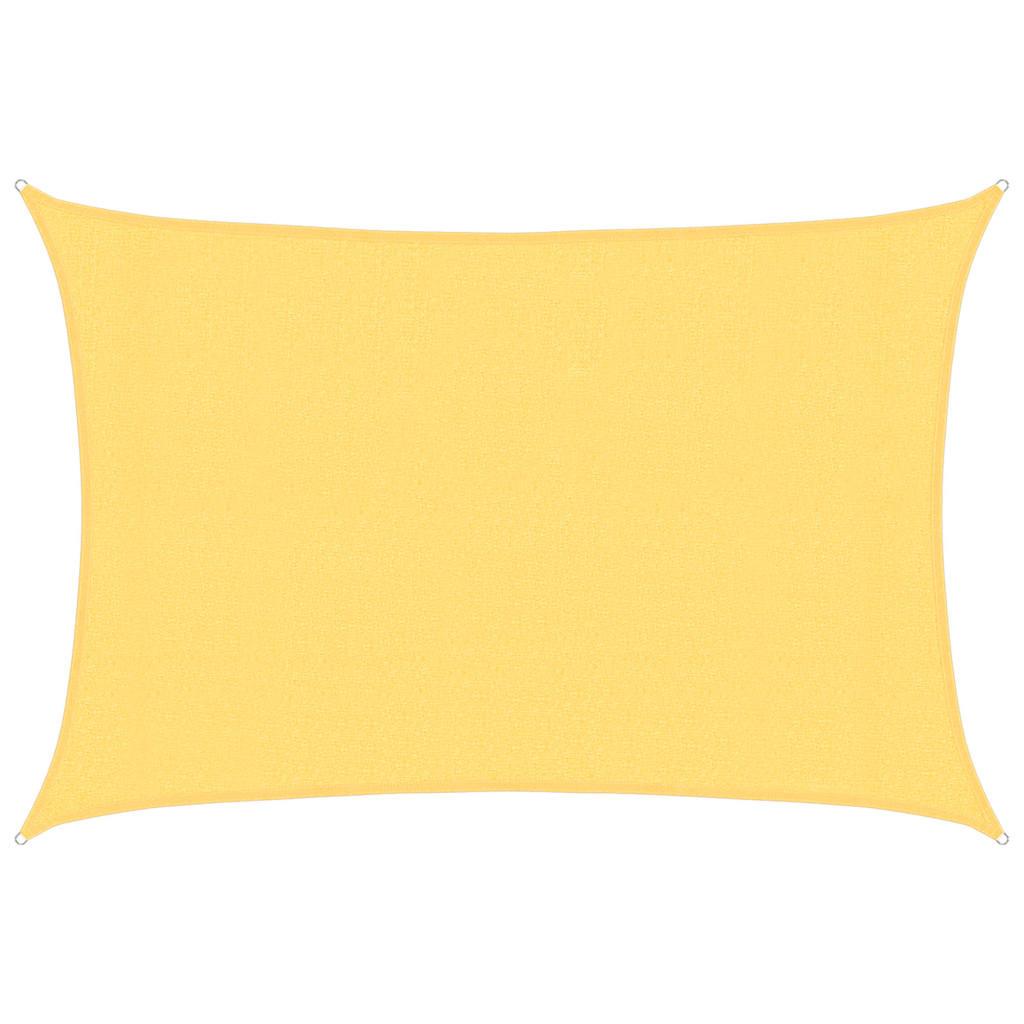 Vidaxl zonnezeil 160 g m² 3x4 m hdpe beige