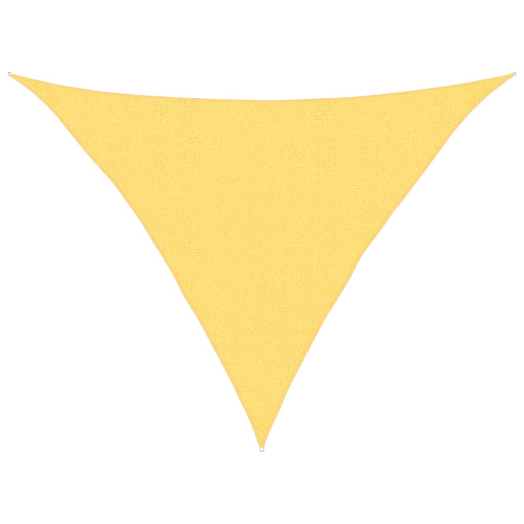 Vidaxl zonnezeil 160 g m² 2,5x2,5x3,5 m hdpe beige