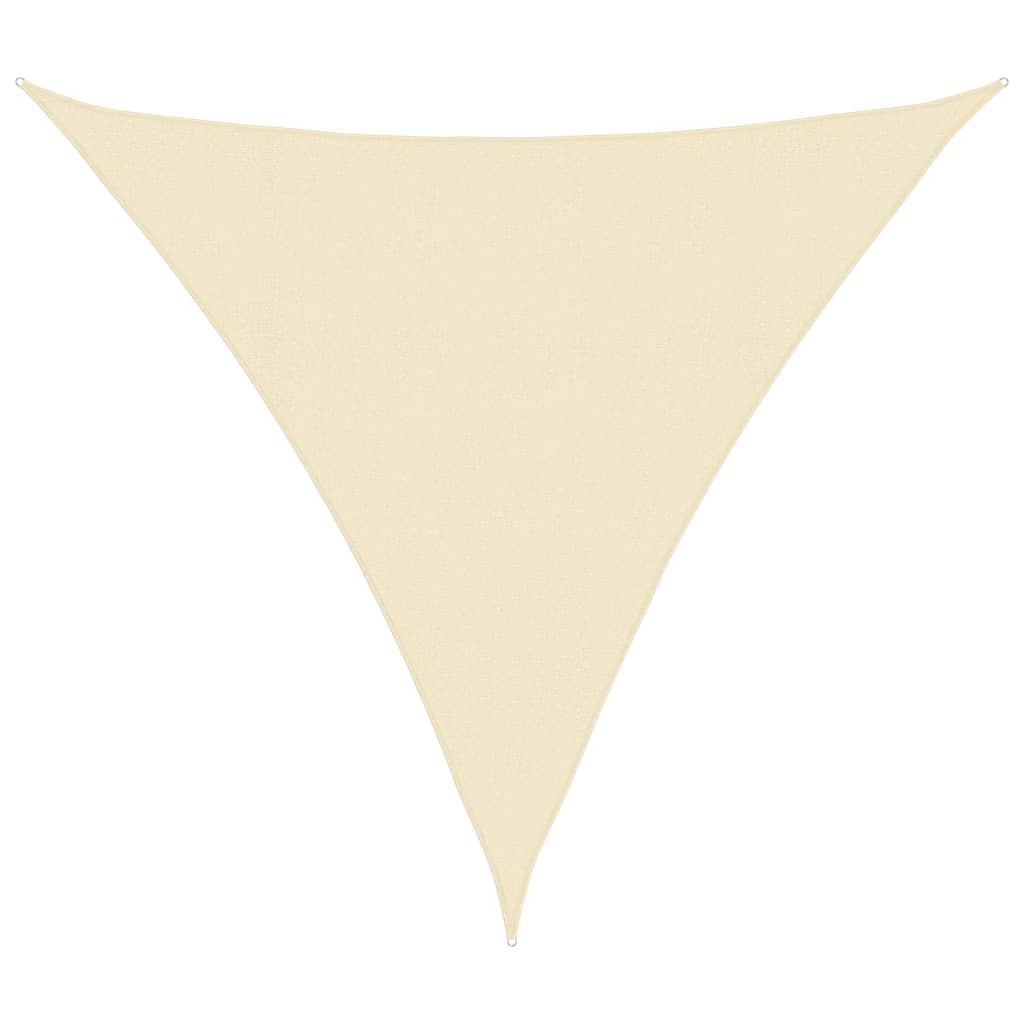 VidaXL Sonnensegel 160 g/m² 4,5 x 4,5 x 4,5 m HDPE creme