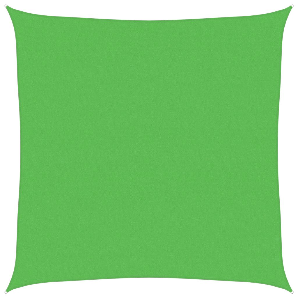 VidaXL Sonnensegel 160 g/m² 4,5 x 4,5 m HDPE hellgrün