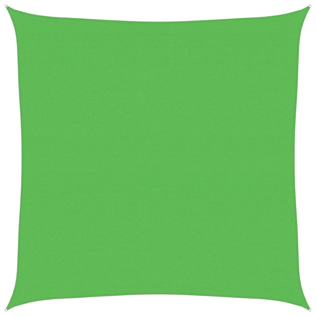VidaXL Sonnensegel 160 g/m² 4,5 x 4,5 m HDPE hellgrün