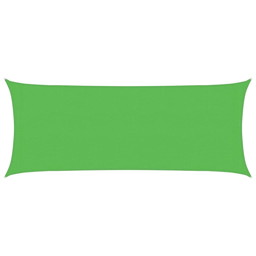Vidaxl zonnezeil 160 g m² 2x5 m hdpe lichtgroen