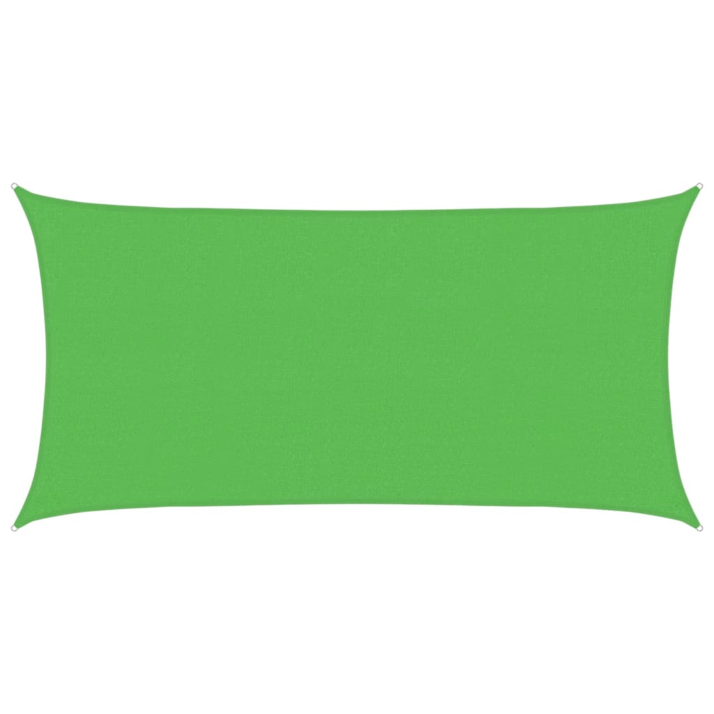 VidaXL Sonnensegel 160 g/m² 2,5 x 4,5 m HDPE hellgrün