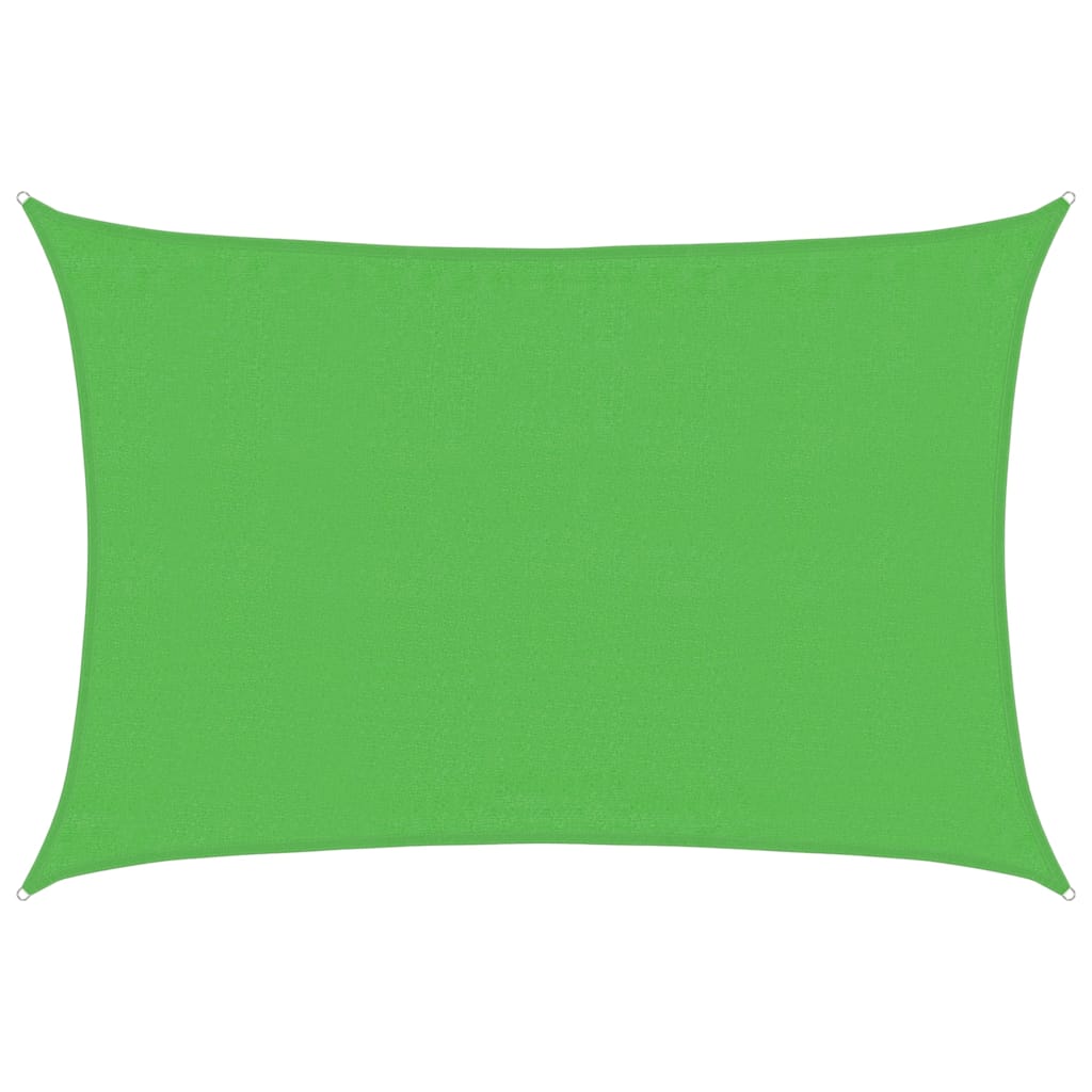 VidaXL Sonnensegel 160 g/m² 3,5 x 5 m HDPE Hellgrün