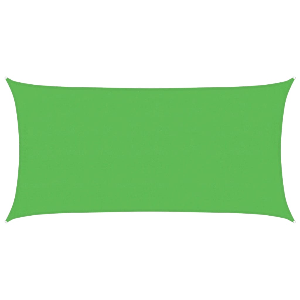 Vidaxx Sonnensegel 160 g/m² 4x7 m HDPE hellgrün
