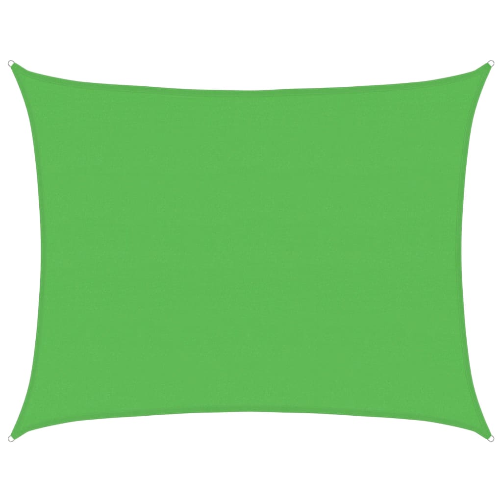 Vidaxx Sonnensegel 160 g/m² 6x8 m HDPE hellgrün