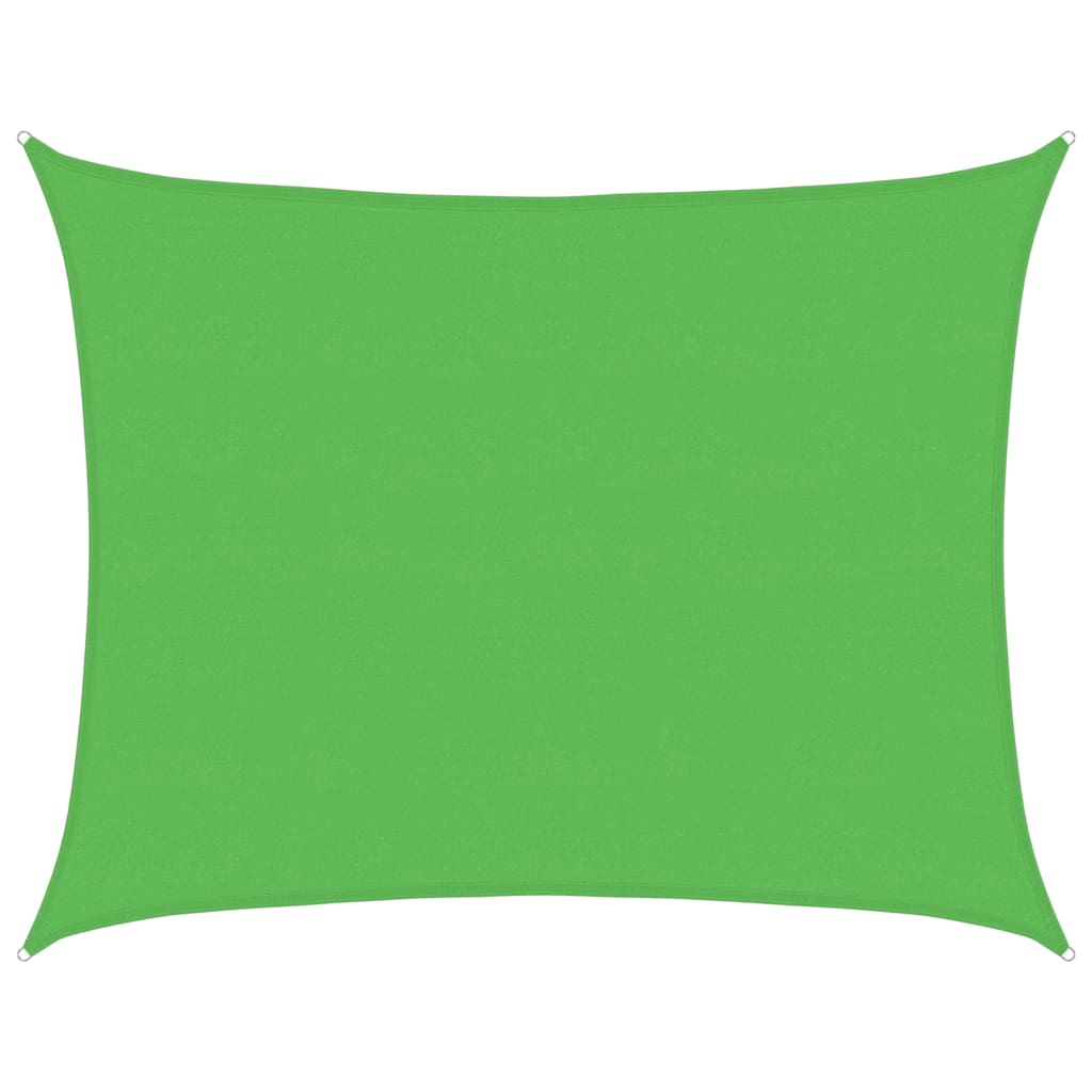 Vidaxl zonnezeil 160 g m² 6x8 m hdpe lichtgroen